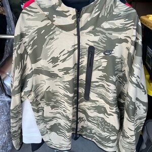 Nike Fleece Black and Tan Hoodie